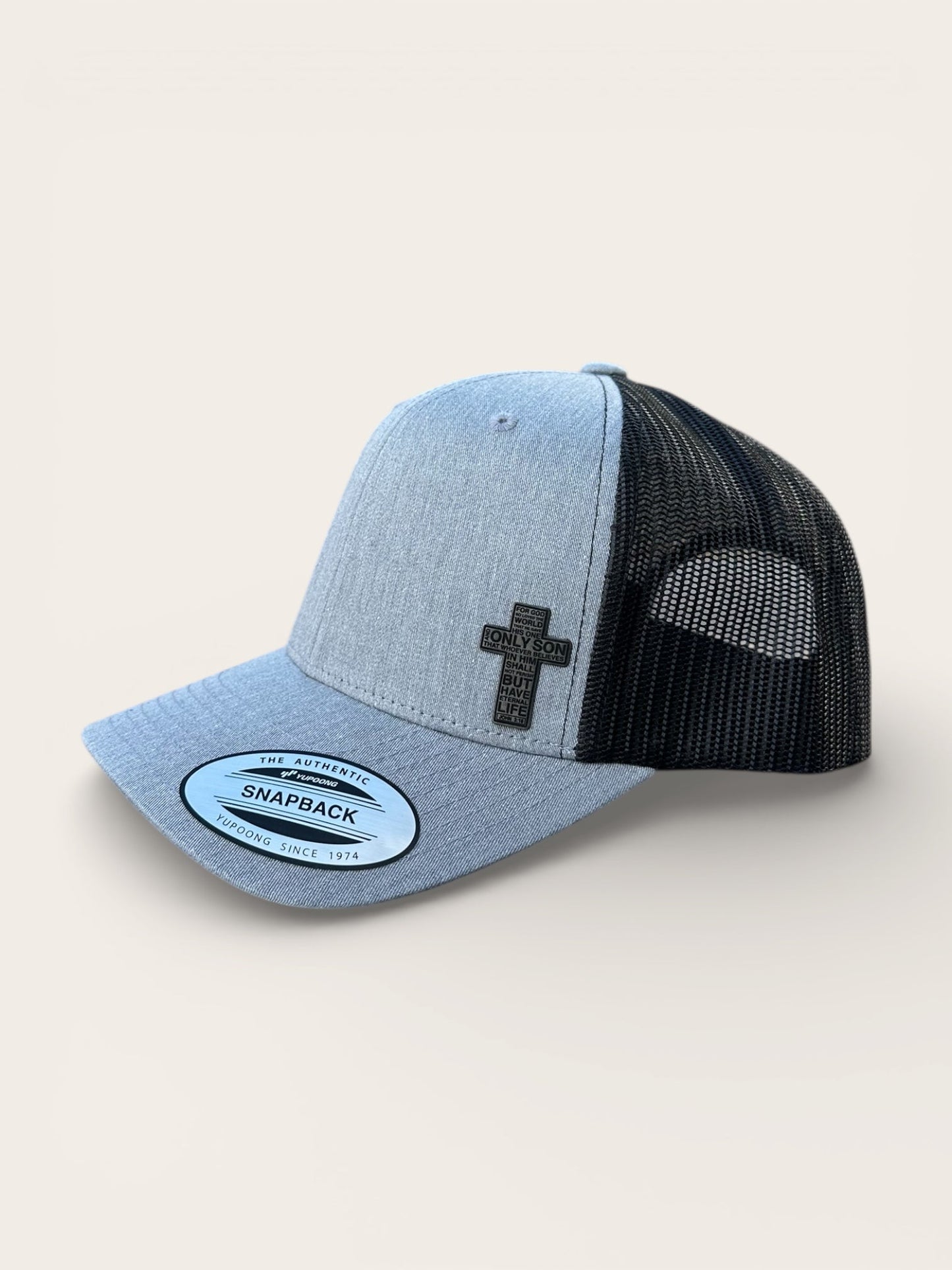 Richardson 112 snapback hat with cross John 3:16 design, high quality caps American faith style