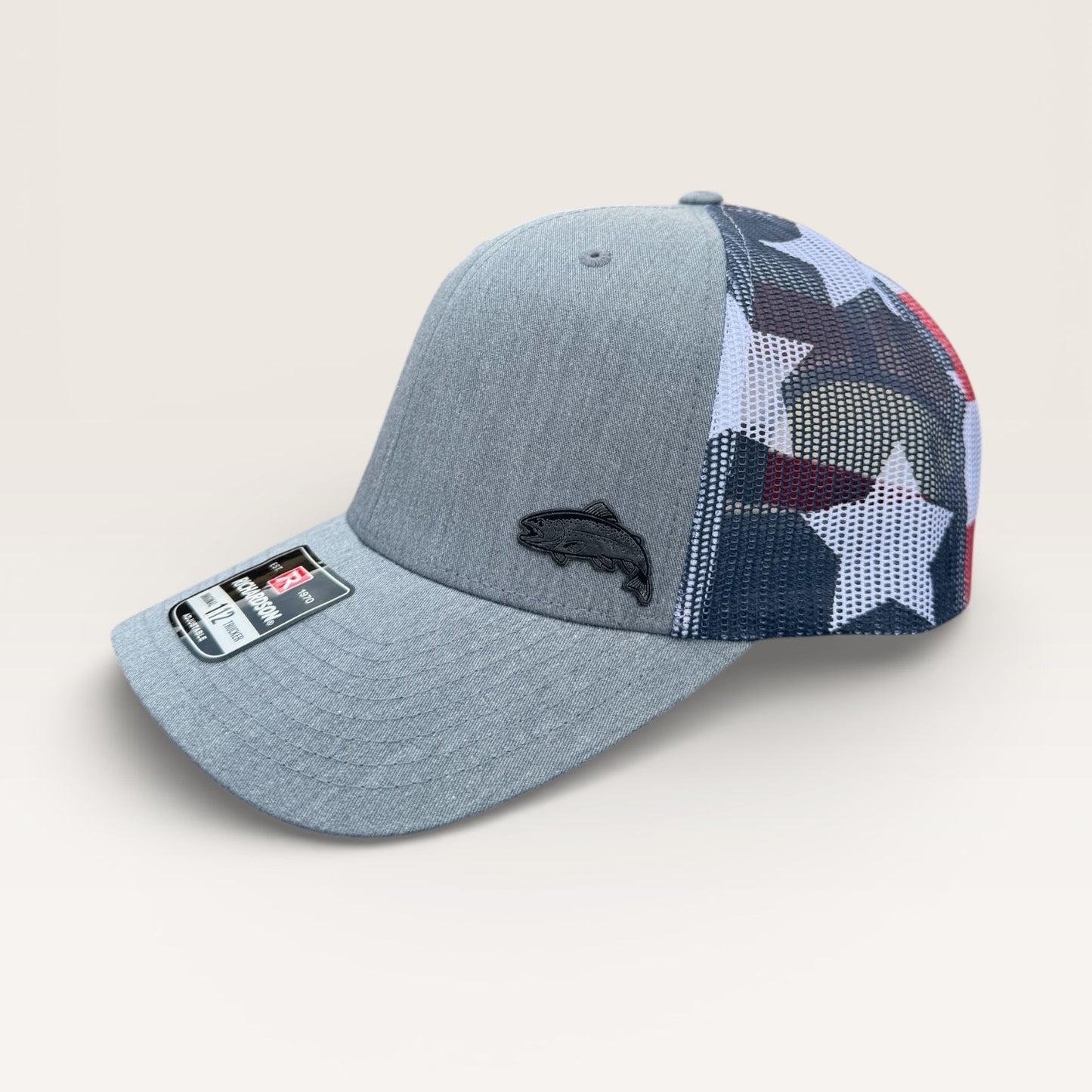 Richardson 112 Hat with Trout Fish Design
