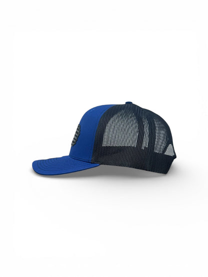 Richardson 112 hat with black leather American flag design, high quality caps American style