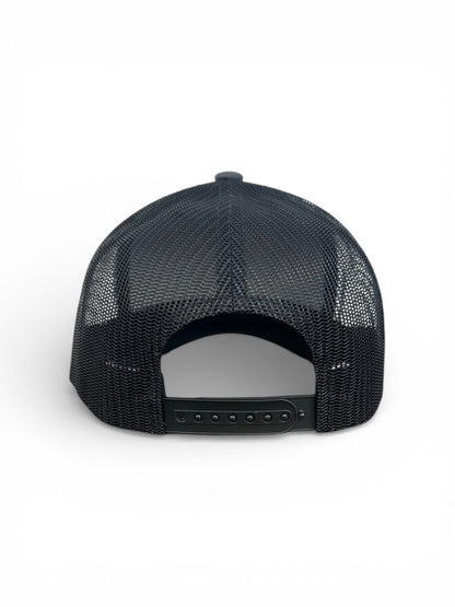 High quality snapback hat with bison leather patch, American style cap with premium leather detail
