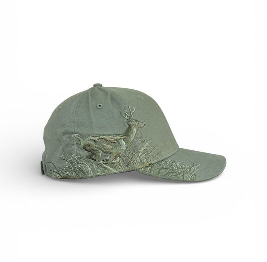 Dri Duck deer design hat with elk embroidery, high quality American cap for outdoor style