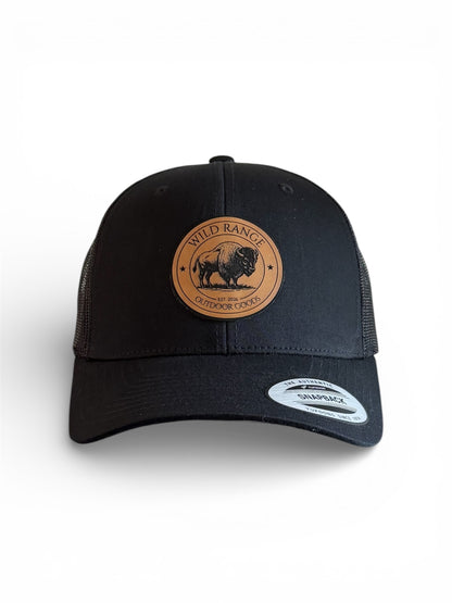 Snapback High Quality Hat with Bison Leather Patch | American Style Cap qorgeous