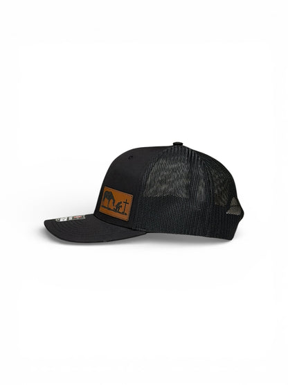 Richardson 112 Trucker Hat – Praying Cowboy Leather Patch qorgeous