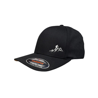 Hiking Hat for Men & Women – Flex Fit Stretch Black Cap – Outdoor Hiking Hat – Structured Performance Baseball Cap qorgeous