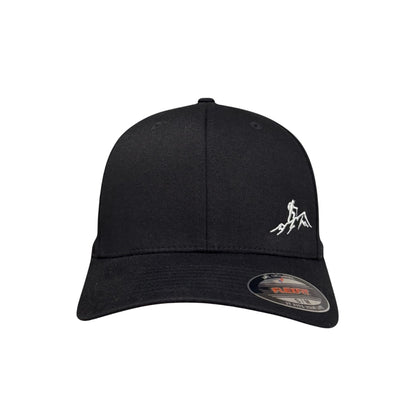 Hiking Hat for Men & Women – Flex Fit Stretch Black Cap – Outdoor Hiking Hat – Structured Performance Baseball Cap qorgeous